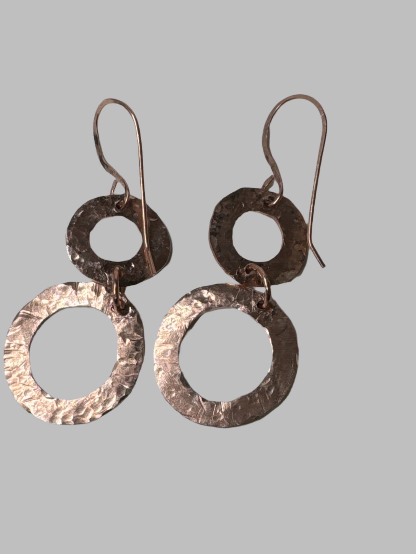 Copper Washer Dangle Earrings The Washer