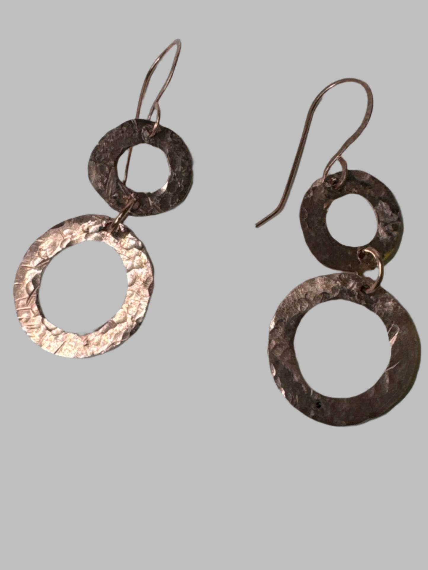 Copper Washer Dangle Earrings The Washer