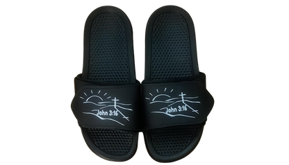 John 3:16 Slide Sandals